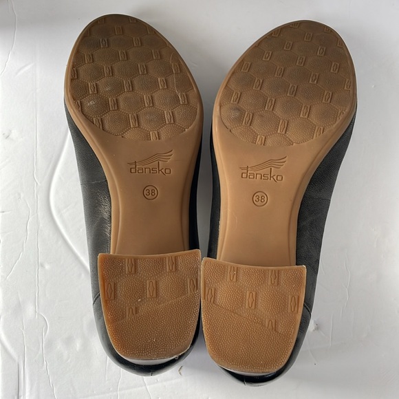 DANSKO Preston Leather Pump Black Wood Heel size 38 - Picture 9 of 10